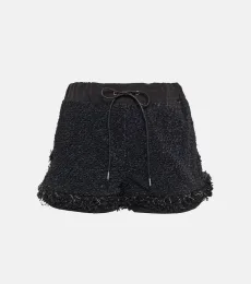 Drawstring tweed shorts Drawstring tweed shorts