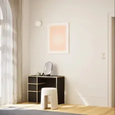 Dressing Table in Black with Drawers and Backpanels