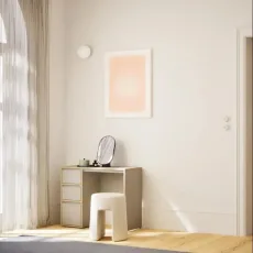 Dressing Table in Grey with Drawers and Backpanels