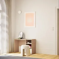 Dressing Table in Pink with Backpanels