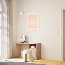 Dressing Table in Pink with Doors and Backpanels