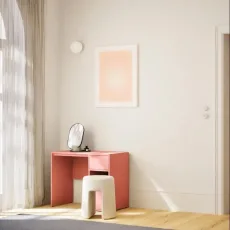Dressing Table in Reisinger Pink with Doors and Drawers