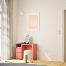 Dressing Table in Reisinger Pink with Drawers and Backpanels
