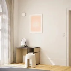 Dressing Table in Sand and Blue with Doors and Backpanels