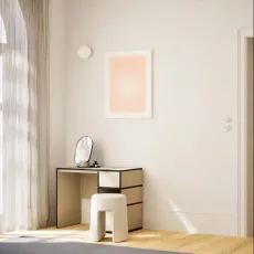 Dressing Table in Sand and Blue with Doors and Drawers