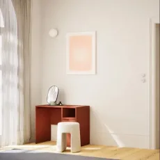 Dressing Table in Terracota with Doors and Backpanels