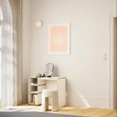 Dressing Table in White with Backpanels