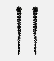 Drip embellished drop earrings