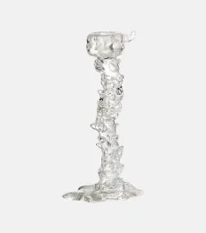 Drip Large glass candle holder by Pascal Smelik Drip Large glass candle holder by Pascal Smelik
