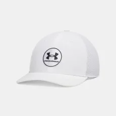 Drive Mid Men's Stretch Fit Cap White Anthracite ML Drive Mid Men's Stretch Fit Cap White Anthracite ML