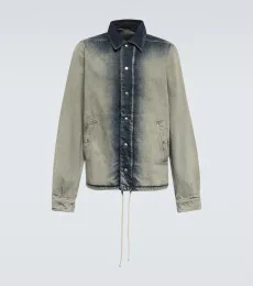 DRKSHDW faded denim shirt jacket DRKSHDW faded denim shirt jacket