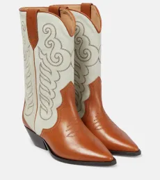 Duerto embroidered leather boots