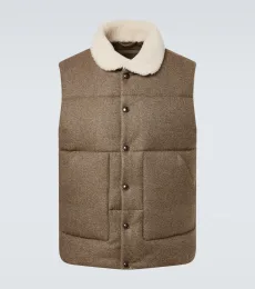 Dug wool and cashmere vest Dug wool and cashmere vest