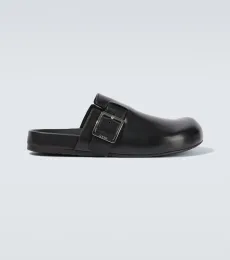 Ease Buckle leather mules Ease Buckle leather mules