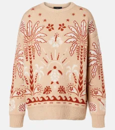 Echoes Of The Island wool and cotton sweater Echoes Of The Island wool and cotton sweater