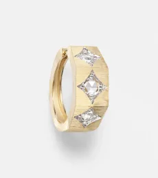 Ecrou 18kt gold single hoop earring Ecrou 18kt gold single hoop earring