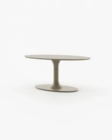 EGG Dining & Bar Table Aged Oak Veneer Matte EGG Dining & Bar Table Aged Oak Veneer Matte