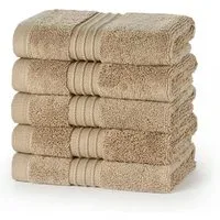 Egyptian Collection 700 gsm Latte Face Cloths - Pack of Egyptian Collection 700 gsm Latte Face Cloths - Pack of