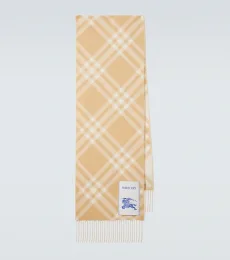 EKD checked cashmere scarf EKD checked cashmere scarf