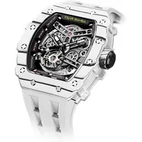 Elemental Series-Carbon Fiber Automatic Watch TB8208CF Elite White Elemental Series-Carbon Fiber Automatic Watch TB8208CF Elite White
