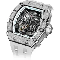 Elemental Series-Cubic Zirconia Automatic Watch TB8208D White Elemental Series-Cubic Zirconia Automatic Watch TB8208D White