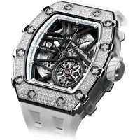 Elemental Series-Cubic Zirconia Automatic Watch TB8209D White Elemental Series-Cubic Zirconia Automatic Watch TB8209D White