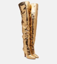 Elsa 100 leather over-the-knee boots