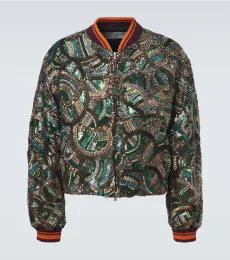 Embellished bomber jacket Embellished bomber jacket