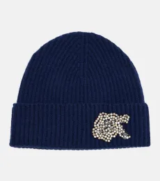 Embellished cashmere beanie Embellished cashmere beanie