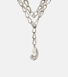 Embellished chain necklace