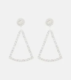 Embellished drop earrings