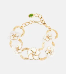 Embellished floral chain necklace Embellished floral chain necklace