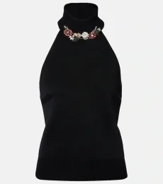 Embellished halterneck top Embellished halterneck top