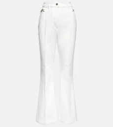 Embellished high-rise flared jeans Embellished high-rise flared jeans