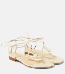 Embellished leather sandals Embellished leather sandals