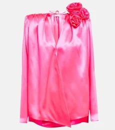 Embellished silk blouse Embellished silk blouse