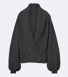 Embellished virgin wool cardigan Embellished virgin wool cardigan