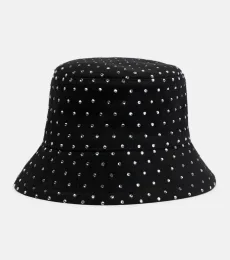 Embellished wool bucket hat Embellished wool bucket hat