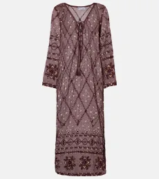 Embroidered cotton kaftan Embroidered cotton kaftan