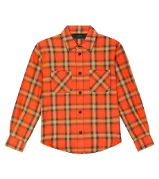 Embroidered flannel shirt Embroidered flannel shirt