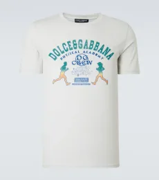 Embroidered printed cotton jersey T-shirt Embroidered printed cotton jersey T-shirt