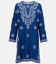 Embroidered silk tunic Embroidered silk tunic