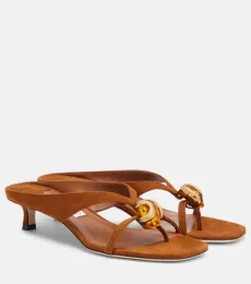 Emeri embellished suede sandals Emeri embellished suede sandals
