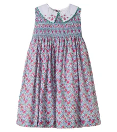 Emilia floral shirred cotton dress Emilia floral shirred cotton dress