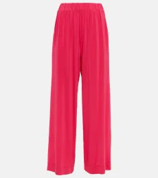 Emilia wide-leg jersey pants