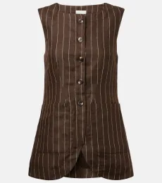 Emma pinstripe linen top Emma pinstripe linen top