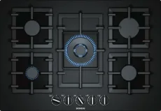 EP7A6QB90 iQ500 75cm Gas Hob Black Tempered Glass EP7A6QB90 iQ500 75cm Gas Hob Black Tempered Glass