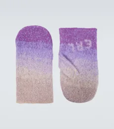 ERL Gradient wool-blend mittens ERL Gradient wool-blend mittens
