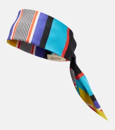 Escape printed silk headband Escape printed silk headband