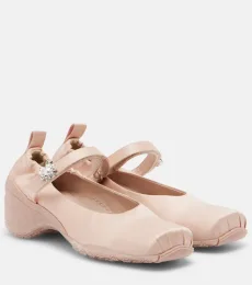 Escarpins Ballet Runner en satin Escarpins Ballet Runner en satin